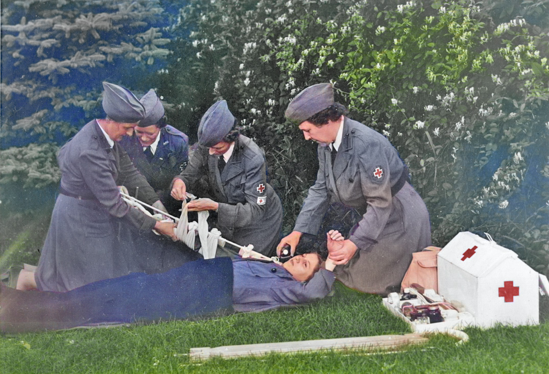 Womens Motor Corps first aid Windsor Motor Corps