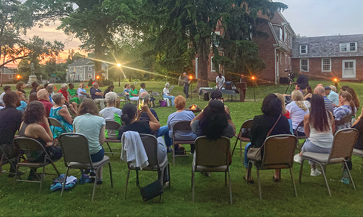 Juneteenth firelight reading